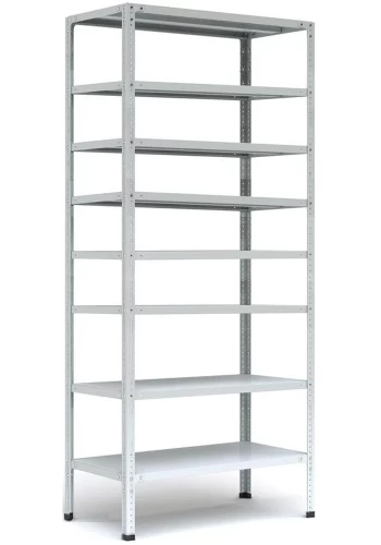 Стеллаж металлический Титан МС-750 2500x1000x500/8