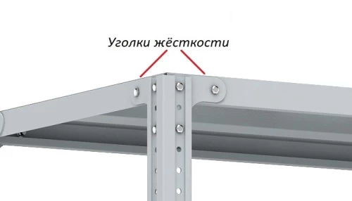 Стеллаж металлический Титан МС-750 2500x700x800/3