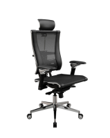 Кресло Yoga Spine Y 4DF L2-57D YM93+Infinity (сетка/экокожа черная)